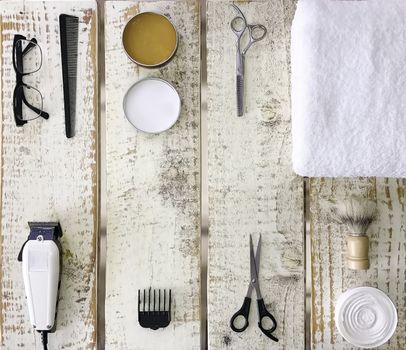 Men's grooming essentials.