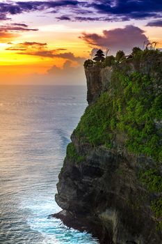 Uluwatu temple in Bali, Indonesia.