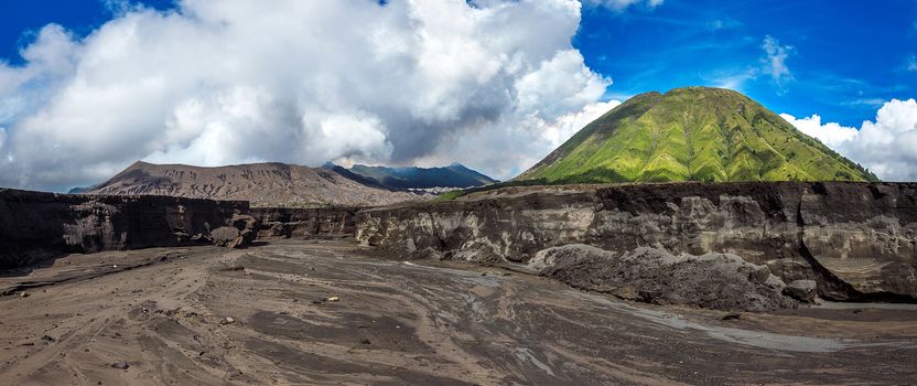 Mount Bromo volcano (Gunung Bromo)in Bromo Tengger Semeru National Park, East Java, Indonesia.