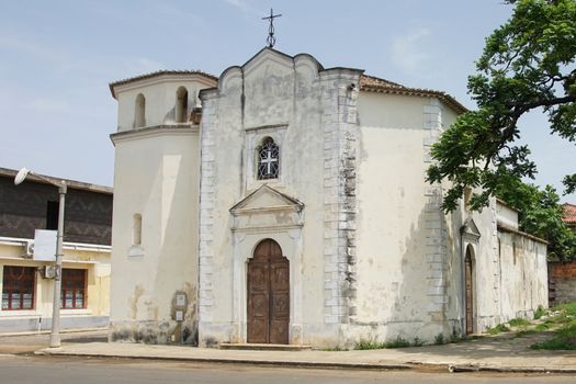 Church in Sao Tome city, Sao Tome and Principe, Africa
