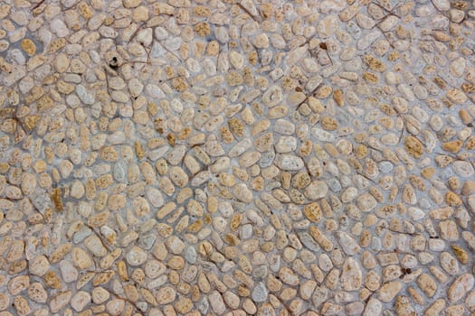 Background or texture of a cobblestone pavement