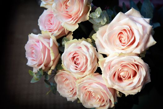Beautiful Bouquet of Pale Pink Roses