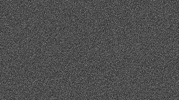 TV white noise background. Digital backdrop. 3d rendered