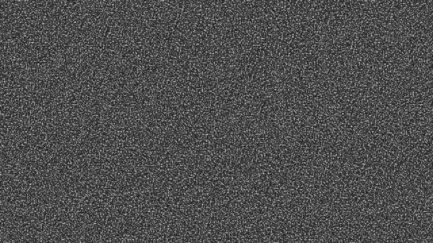 TV white noise background. Digital backdrop. 3d rendered