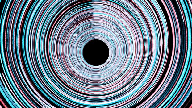 Abstract background with spiral tunel. 3d rendered