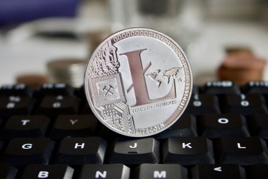 Litecoin on the keyboard