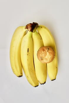 Sweet banana cupcake