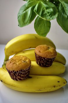 Sweets and fruits in the kitchen