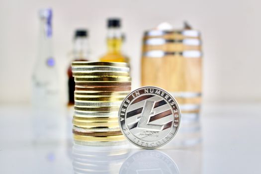 Litecoin silver physical coin
