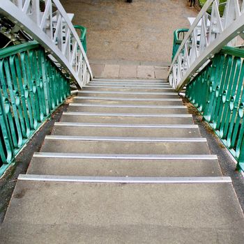 White and green bridge in Bedfordshire Area