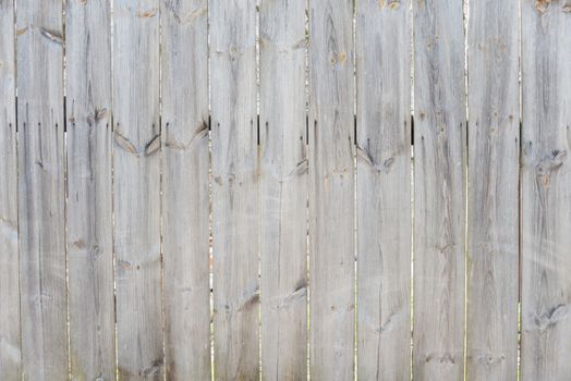 Unpainted gray wooden door consisting of old weathered unpainted boards