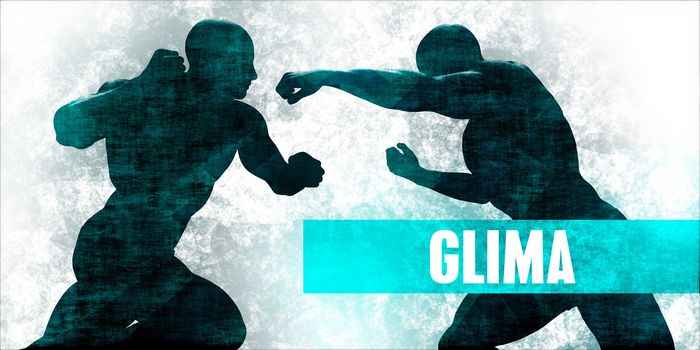 Glima Martial Arts Self Defence Training Concept
