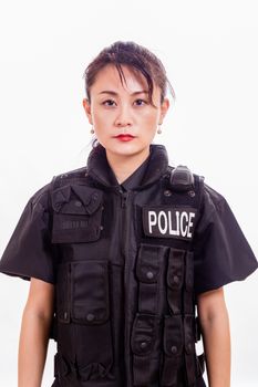 Chinese female police officer