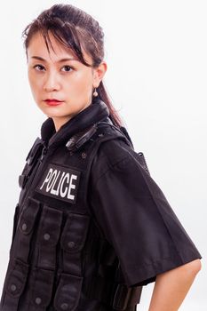 Chinese female police officer