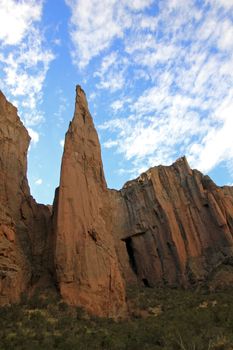 Buitrera Canyon, a climbing paradise in the Chubut valley, Patagonia, Argentina