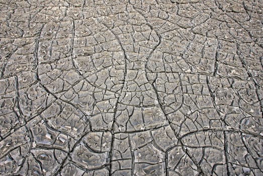 Dry earth and cracks texture, Patagonia, Argentina