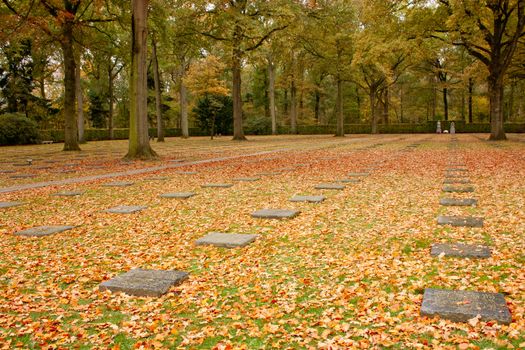 The German Military Cemetery of World War I in Vladslo Belgium