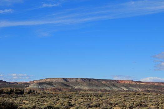 Beautiful badlands in the Chubut valley, along route 12, Chubut, Argentina