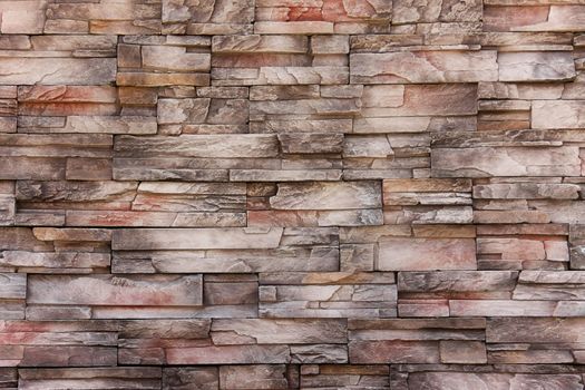 ancient color with modern style of stone bricks wall and abstract texture for exterior, industry