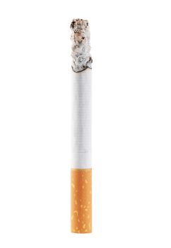 The cigarette isolated on a white background