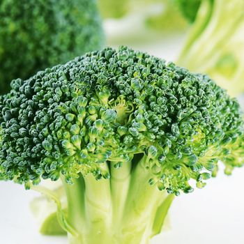 Fresh broccoli close up as a background