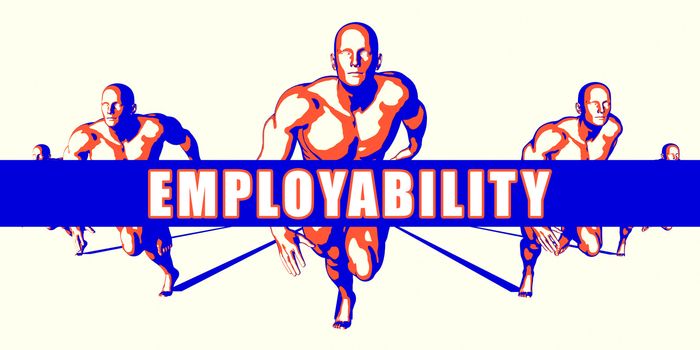 Employability as a Competition Concept Illustration Art