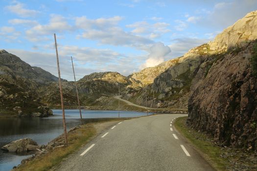 The Saudavegen is a picturesque national route in Norway