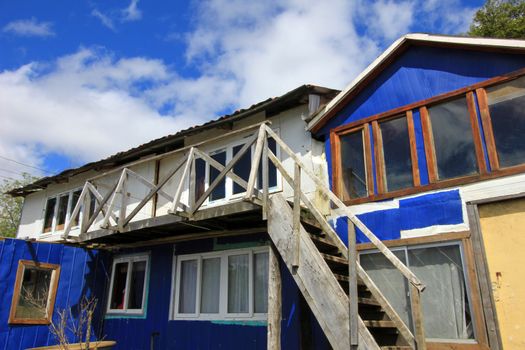 The isolated Puerto Eden in Wellington Islands, fiords of southern Chile, Province Ultima Esparanza