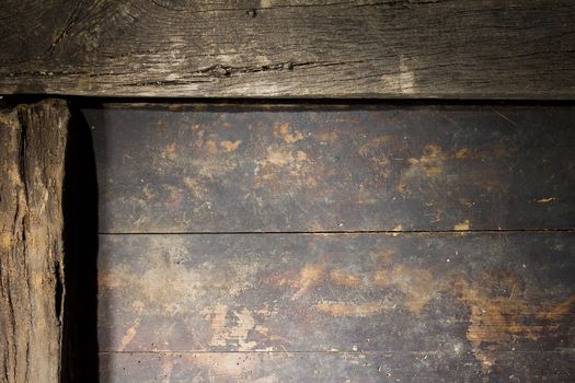 Fragment of an old wooden door as a background