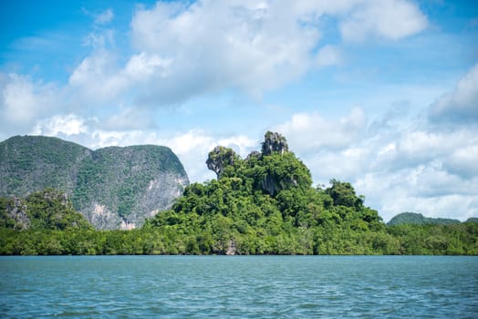 Khao Ma Chu island in Phang Nga National Park Thailand