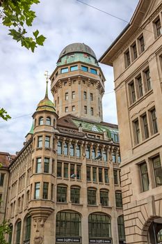 Zurich, Switzerland - June 10, 2017: Urania observatory in Zurich