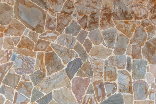 Background of Modern Slate stone Brick Wall Surfaced for design.