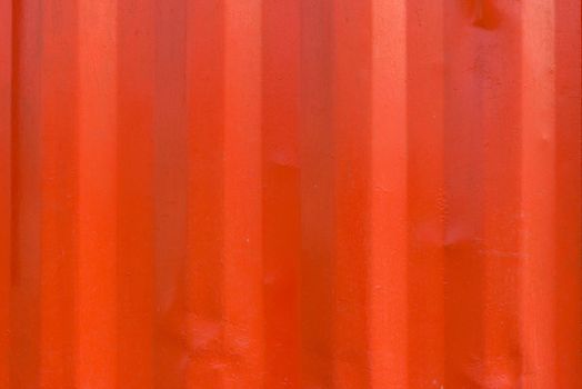 texture of red zinc wall for background.