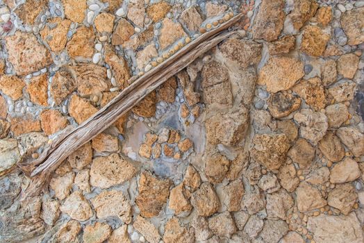 Background of stone wall texture abstract for design.