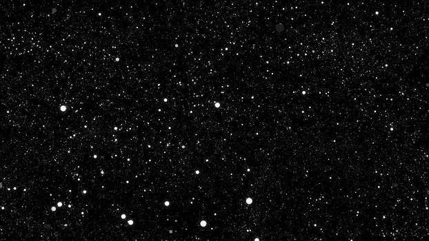Abstract background with white stars. 3d render