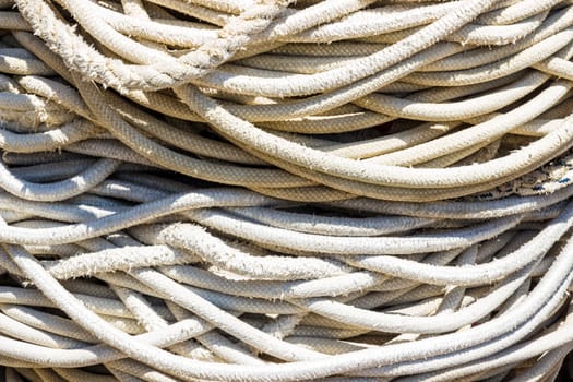 Bound rope background or texture image.