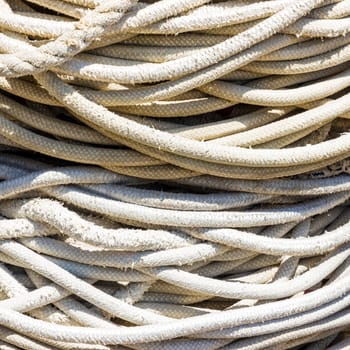 Bound rope background or texture image.