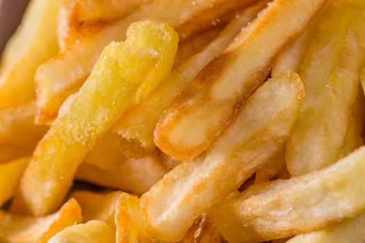 Potatoes chip, French Fries Background, Close Up