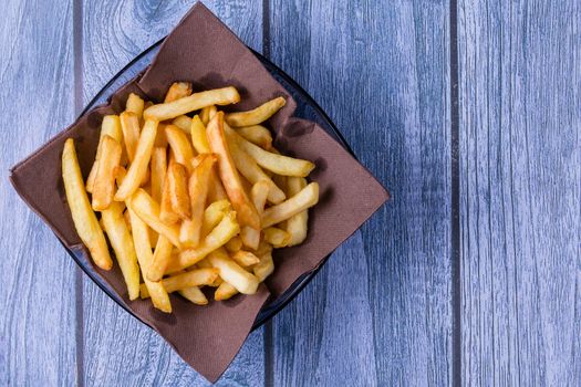 Potatoes chip, French Fries Background, Close Up