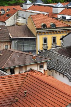 The view on old town of a Bern