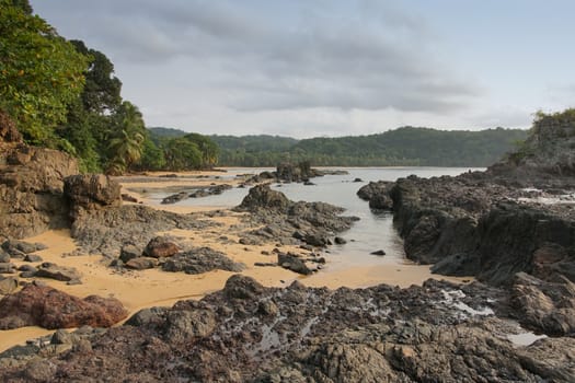 Praia Coco on Principe Island, Sao Tome and Principe, Africa