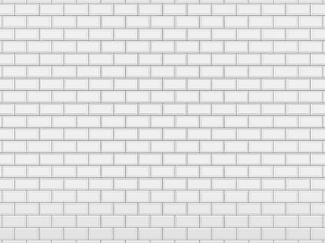 white brick background