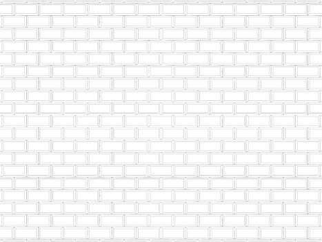 white brick background