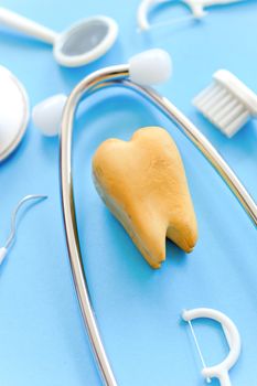 concept image of dental background