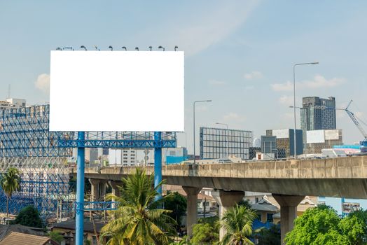 billboard or advertising poster for advertisement concept background.