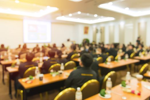 Blur of business Conference and Presentation in the conference hall.