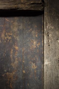 Fragment of an old wooden door as a background