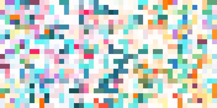 Repeating Pattern with Seamless Pixel Art Background Abstract