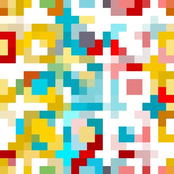 Fun Video Game Pixel Background as a Abstract Concept