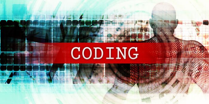 Coding Sector with Industrial Tech Concept Art